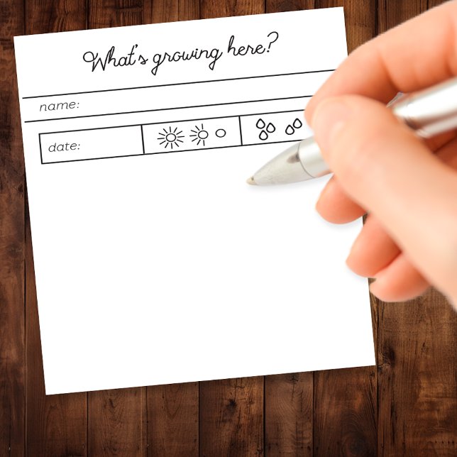 Garden Helper Notizblock (Von Creator hochgeladen)