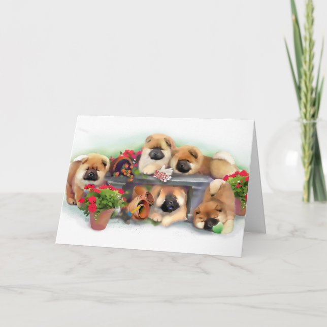 "GARDEN HELPERS" - Kunstkarte Karte (Vorderseite)