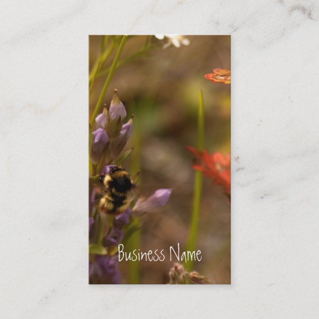 Garden HoneyBee Visitenkarte (Vorderseite)