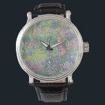Garden in Giverny by Claude Monet Armbanduhr<br><div class="desc">Claude Monet - Garden in Giverny. Beautiful beeinonism painting of a garden in Giverny by Claude Monet.</div>