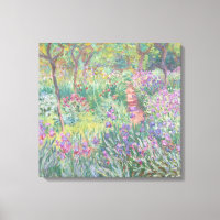 Garden in Giverny by Claude Monet