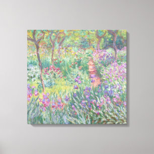 Garden in Giverny by Claude Monet Leinwanddruck