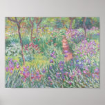 Garden in Giverny by Claude Monet Poster<br><div class="desc">Claude Monet - Garden in Giverny. Beautiful beeinonism painting of a garden in Giverny by Claude Monet.</div>