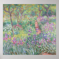 Garden in Giverny by Claude Monet