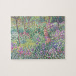 Garden in Giverny by Claude Monet Puzzle<br><div class="desc">Claude Monet - Garden in Giverny. Beautiful beeinonism painting of a garden in Giverny by Claude Monet.</div>
