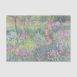 Garden in Giverny by Claude Monet Seidenpapier<br><div class="desc">Claude Monet - Garden in Giverny. Beautiful beeinonism painting of a garden in Giverny by Claude Monet.</div>