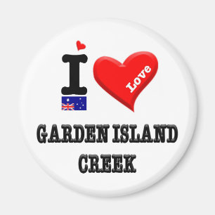 GARDEN ISLAND CREEK - I Liebe Magnet
