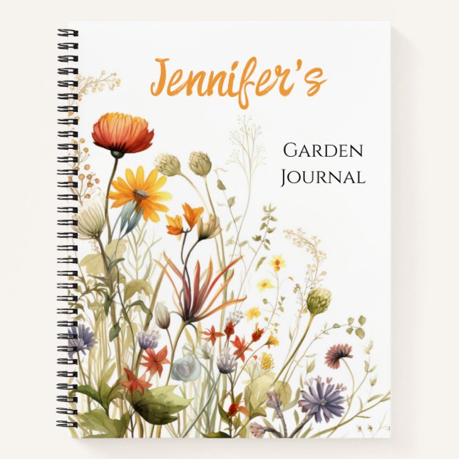 Garden Journal Notizbuch (Vorderseite)