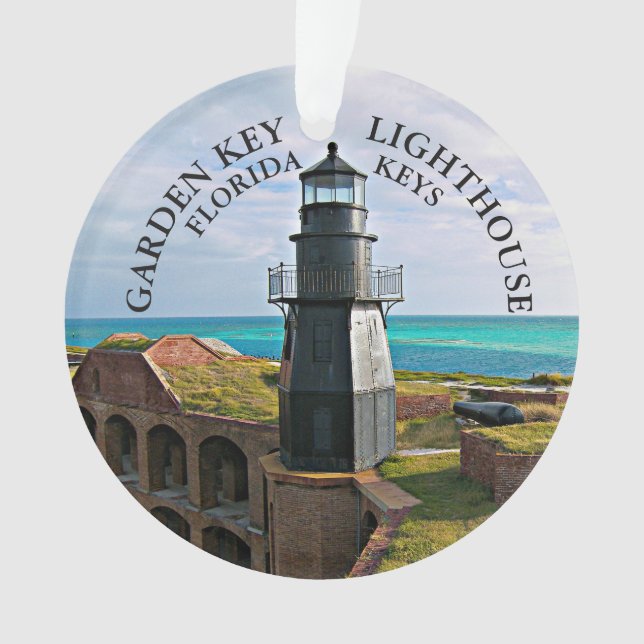 Garden Key Lighthouse, Dry Tortugas FL Ornament (Vorderseite)