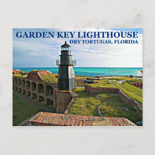 Garden Key Lighthouse, Dry Tortugas, Florida Postkarte