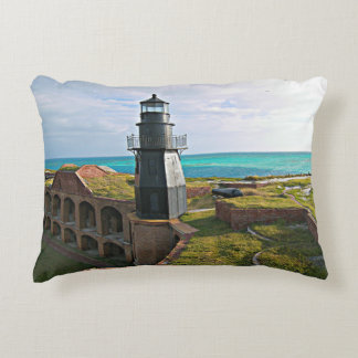 Garden Key Lighthouse, Dry Tortugas Florida Zierkissen