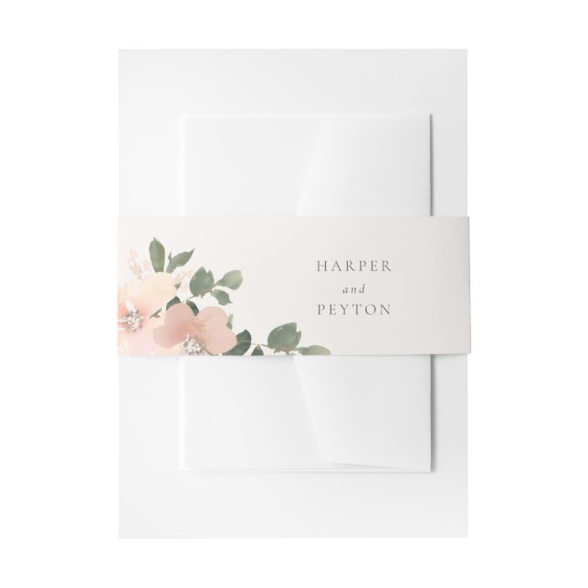 Garden Liebe Einladung Bauchband Einladungsbanderole (Vorderseite Beispiel)