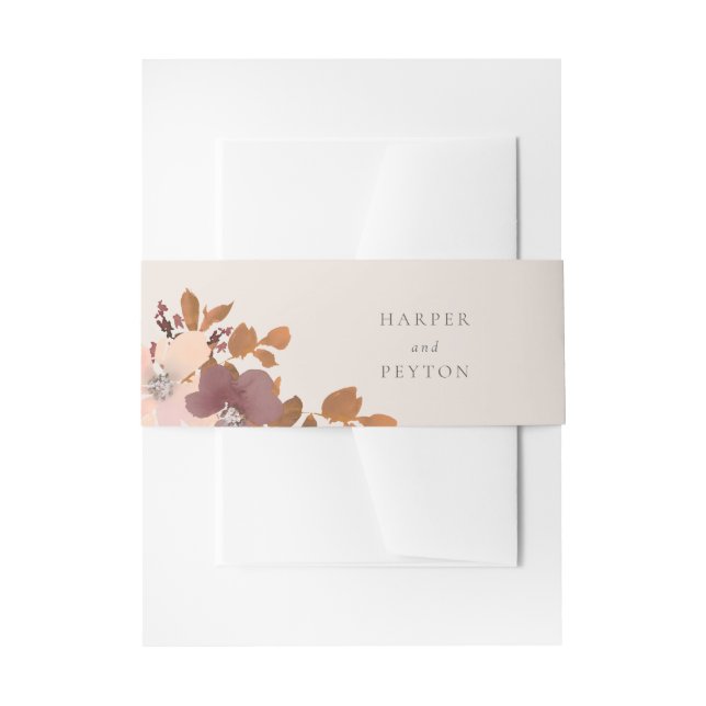 Garden Liebe Einladung Bauchband Einladungsbanderole (Vorderseite Beispiel)