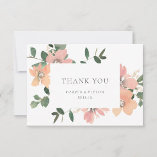 Garden Liebe Flat Danke Karte