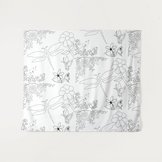 Garden Life DIY Paint it Wandteppich (Vorderseite (Horizontal))