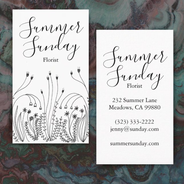 Garden Line Kunst, Dichtung und Musik Visitenkarte (Von Creator hochgeladen)