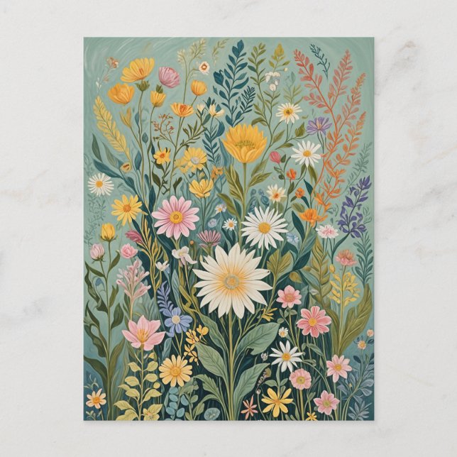 Garden Medley Postkarte (Vorderseite)
