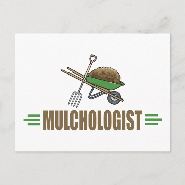 Garden Mulching Postkarte (Vorderseite)