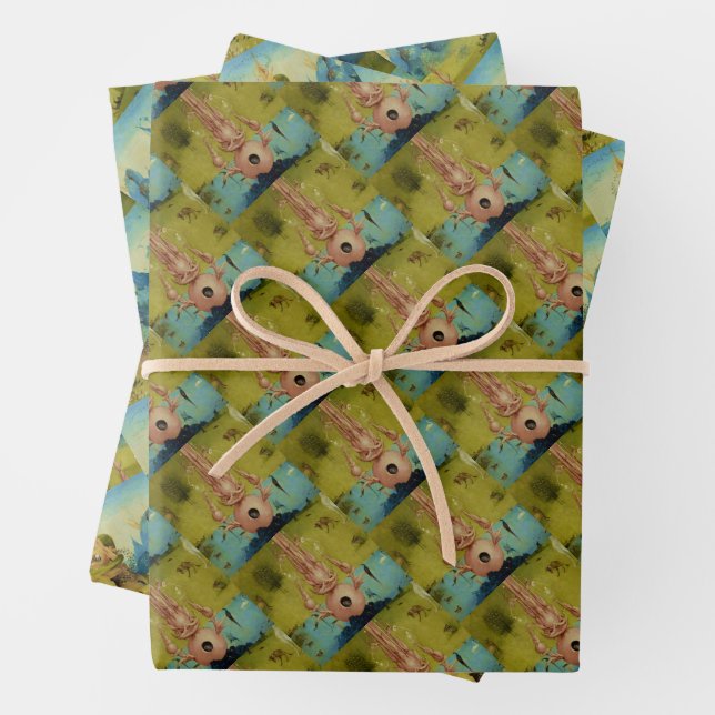 Garden of Eden - Hieronymus Bosch Geschenkpapier Set (Beispiel)