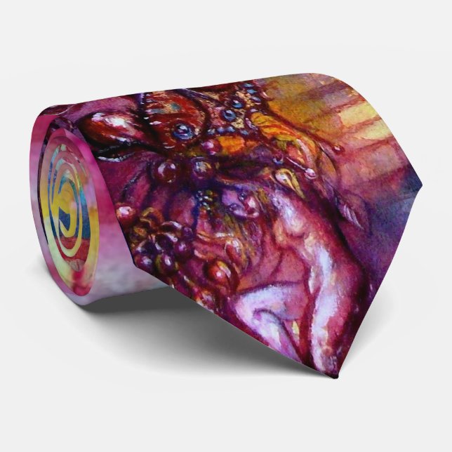 GARDEN OF THE LOST SHADOWS ,MYSTIC STAIRS NECK TIE KRAWATTE (Gerollt)
