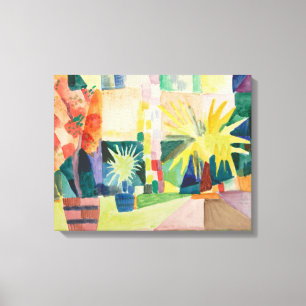 "Garden On Lake Thun" Leinwand