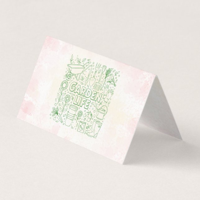 Garden Pack Visitenkarten (Vorderseite)