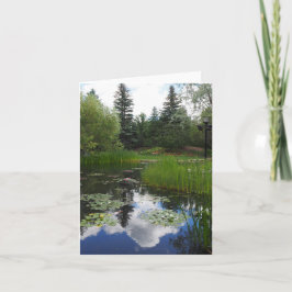 Garden Park Reflektionen Faltschachtel Karte