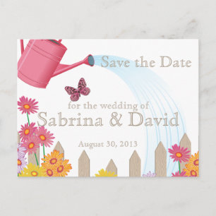 Garden Party Collection Save the Date Ankündigungspostkarte