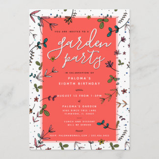 Garden Party Einladung