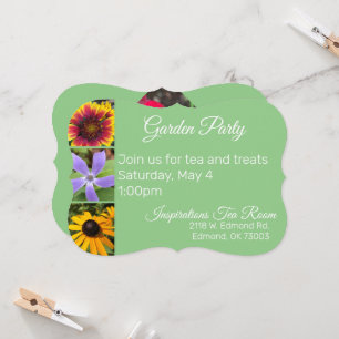 Garden Party Teezeit Einladung