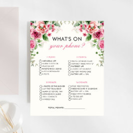 Garden Party Was auf Ihrem Handy Brautparty Game