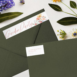 Garden Party Wasserfarbene Wildblume Florenz Gebur