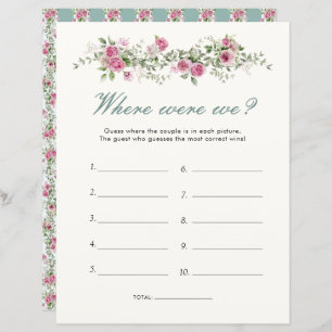 Garden Party, wo wir Brautparty Game