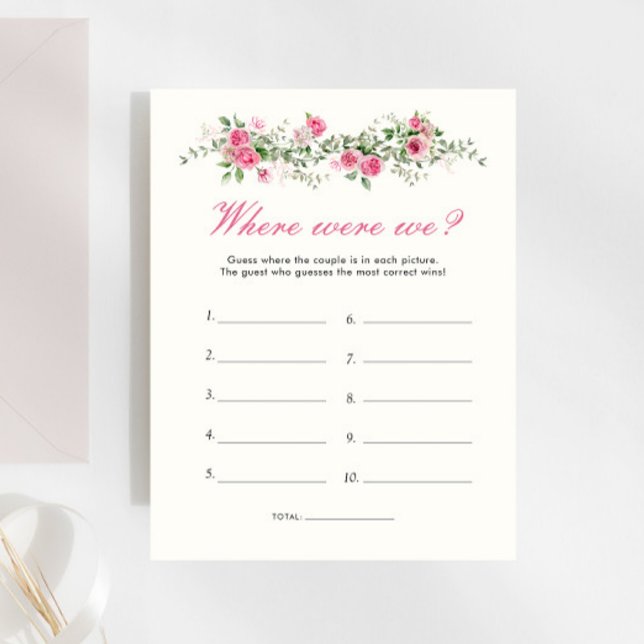 Garden Party, wo wir rosa Brautparty Game (Von Creator hochgeladen)