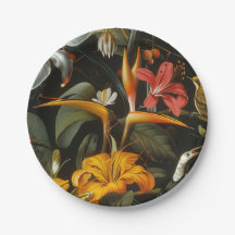 Garden PartyRoller Untersetzer Papierplatte