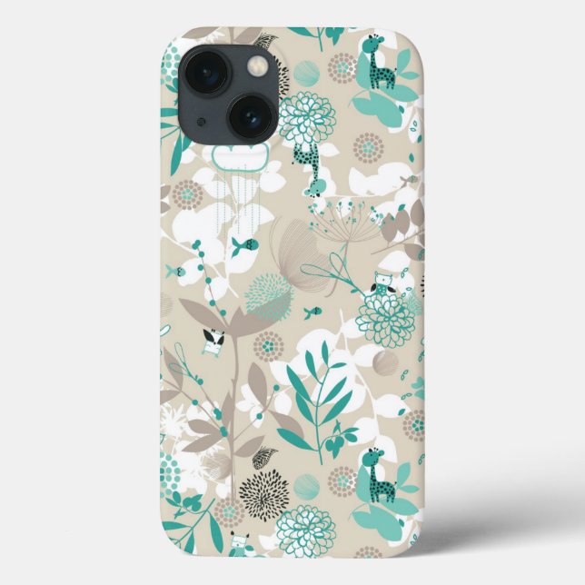 Garden Pattern Case-Mate iPhone Hülle (Rückseite)