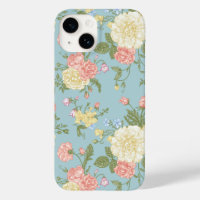 Garden Peony Floral Pattern