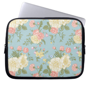 Garden Peony Floral Pattern Laptopschutzhülle