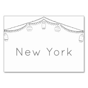 Garden Picnic Minimalistisch Black and White Weddi Tischnummer