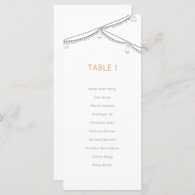 Garden Picnic Minimalistisch Schwarz-Weiß-Tisch (Vorne/Hinten)