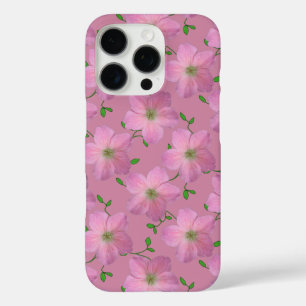 Garden Pink Geranium Blume für alle Farben iPhone 16 Pro Hülle