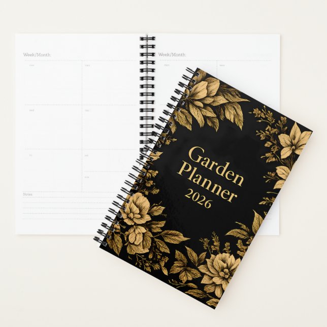 🌿✨ Garden Planner 2026 🖤🌼 Planer (Anzeige)