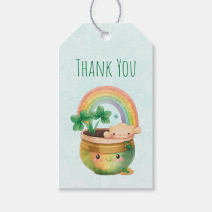 Garden Planter mit Regenbogen & Klee Vielen Dank Geschenkanhänger