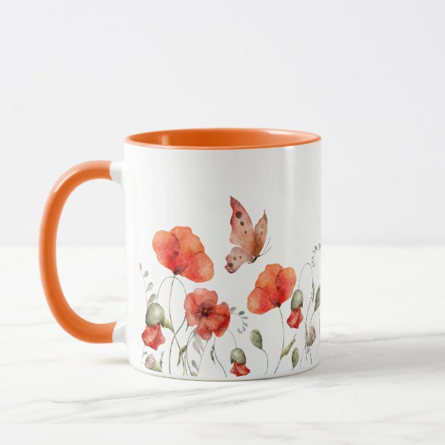 Garden Poppies Tasse (Links)