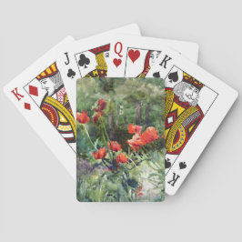Garden Poppies (von Mildred Anne Butler) Spielkarten