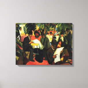 Garden Restaurant by August Maki, Vintage Art Leinwanddruck