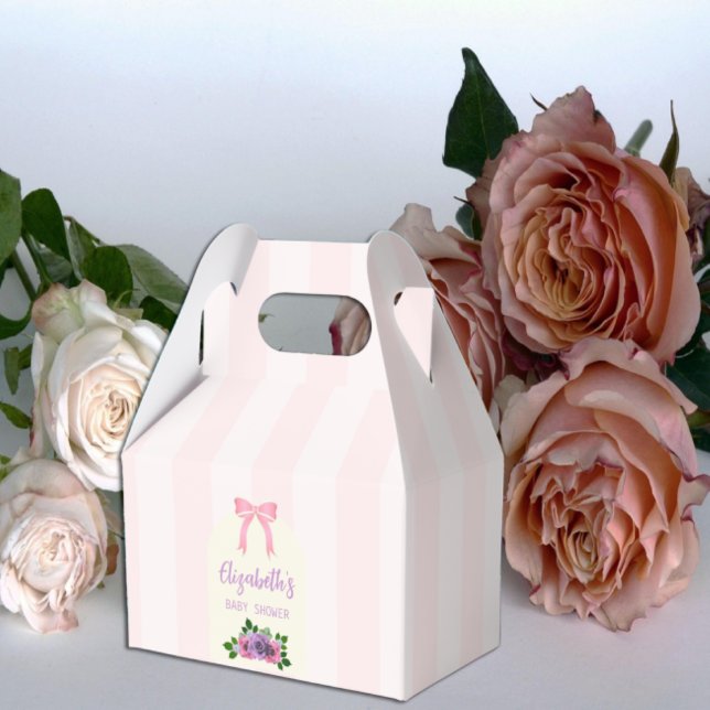 Garden Rose Pink Baby Dusche Geschenkschachtel (Von Creator hochgeladen)