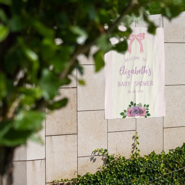 Garden Rose Pink Baby Dusche Poster (Von Creator hochgeladen)
