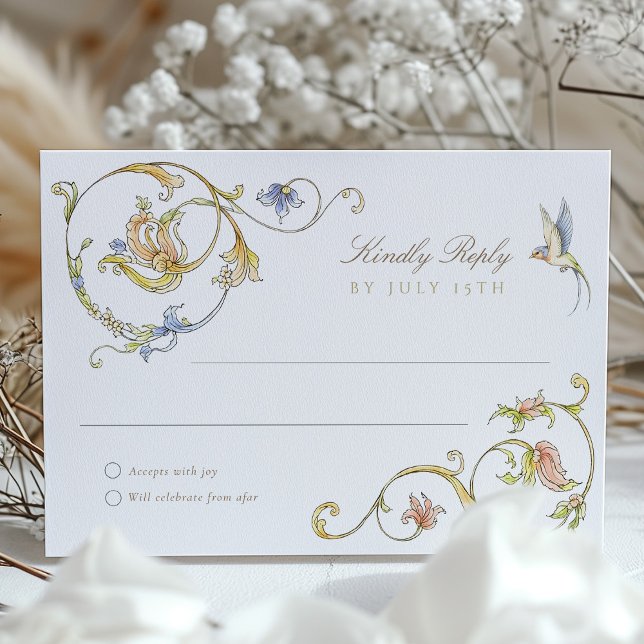 Garden RSVP Card Wedding Einladung (Von Creator hochgeladen)