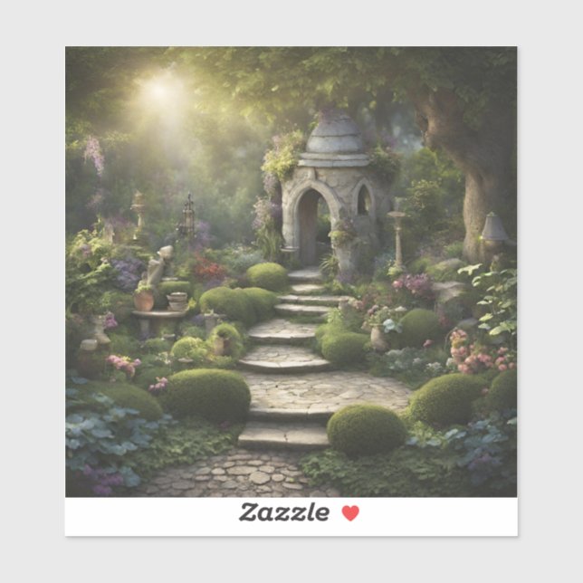 Garden Sanctuary Aufkleber (Blatt)